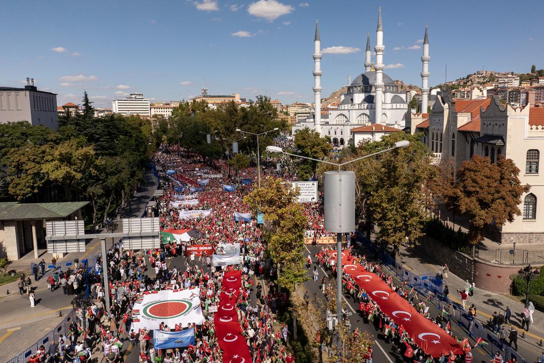 81 Gazze Di Gazza Türkiye Yürüyüşü: Binlerce insan Filistin 2 için Bir araya geldi