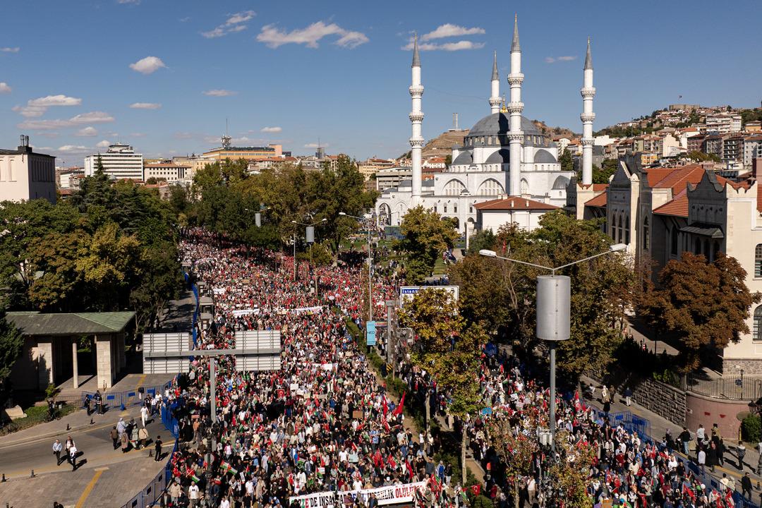 81 Gazze Di Gazza Türkiye Yürüyüşü: Binlerce insan Filistin 4 için bir araya geldi