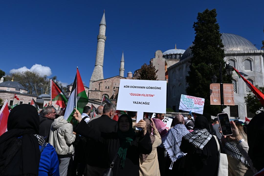 81 Gazze Di Gazza Türkiye Yürüyüşü: Binlerce insan Filistin 11 için bir araya geldi